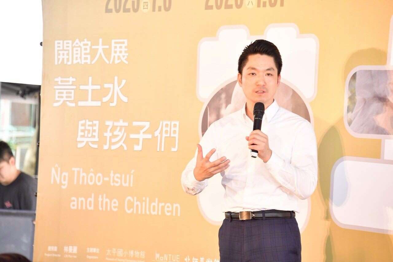 蔣萬安於記者會致詞表達感謝(圖片來源：臺北市政府秘書處媒體事務組)