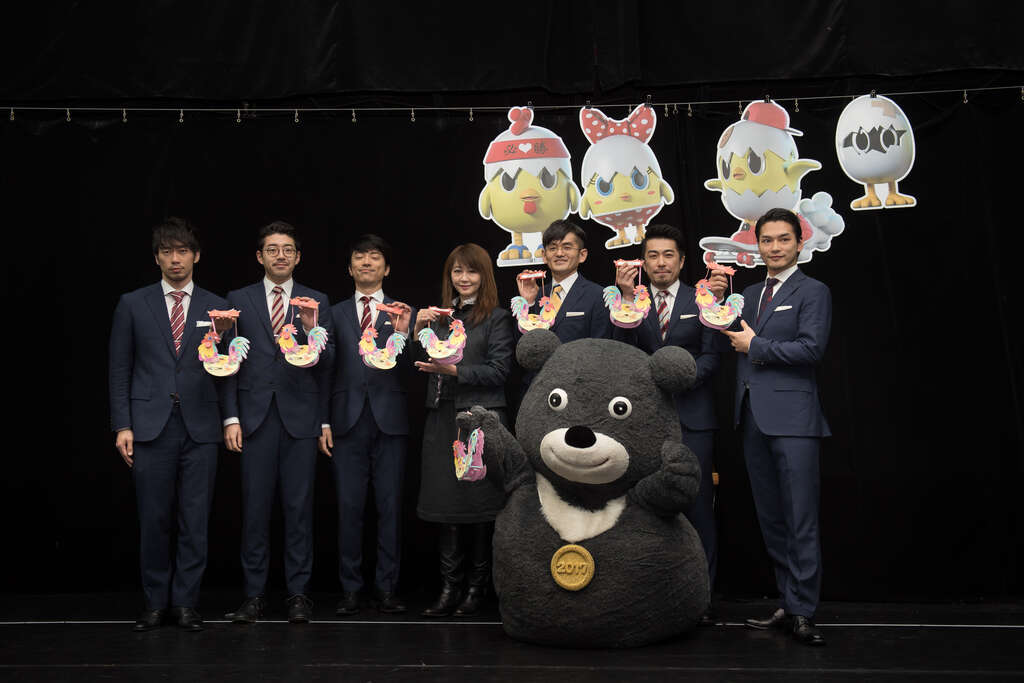 WORLD ORDER meets Bravo, mascot of 2017 Taipei Summer Universiade