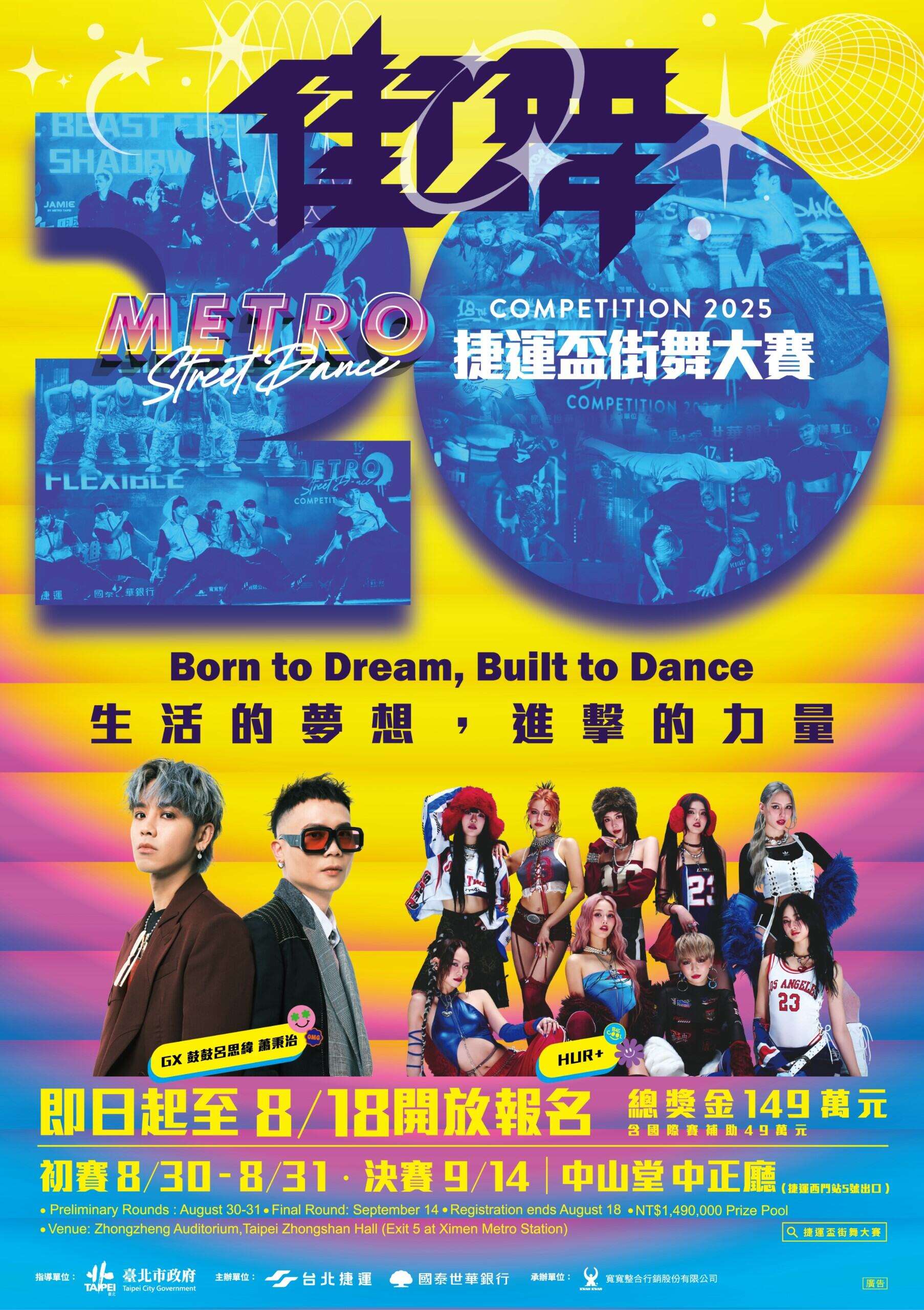 2025捷運盃街舞大賽海報