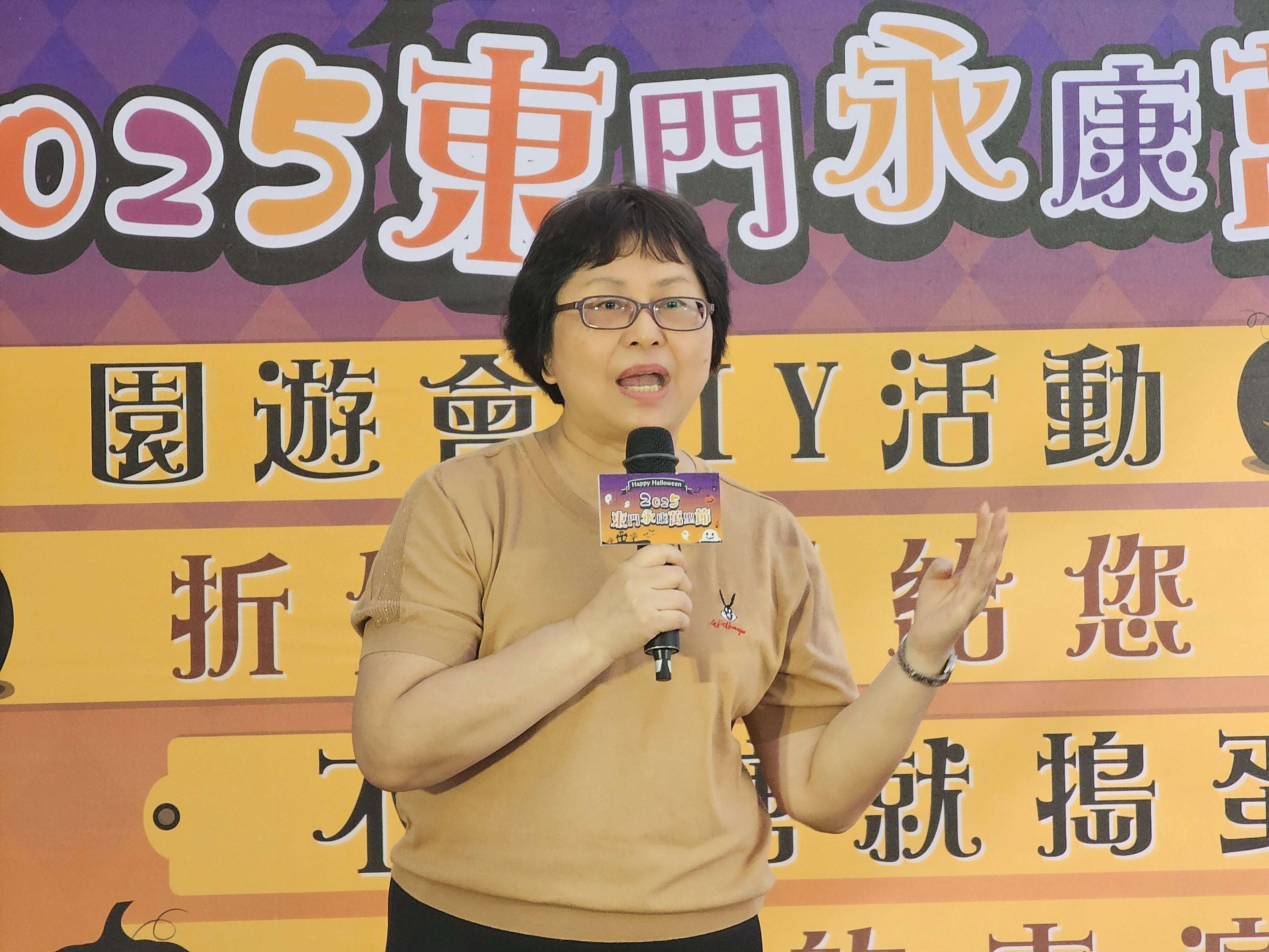 台北市商业处江美玲副处长为活动献上祝福（图片来源：台北市商业处）