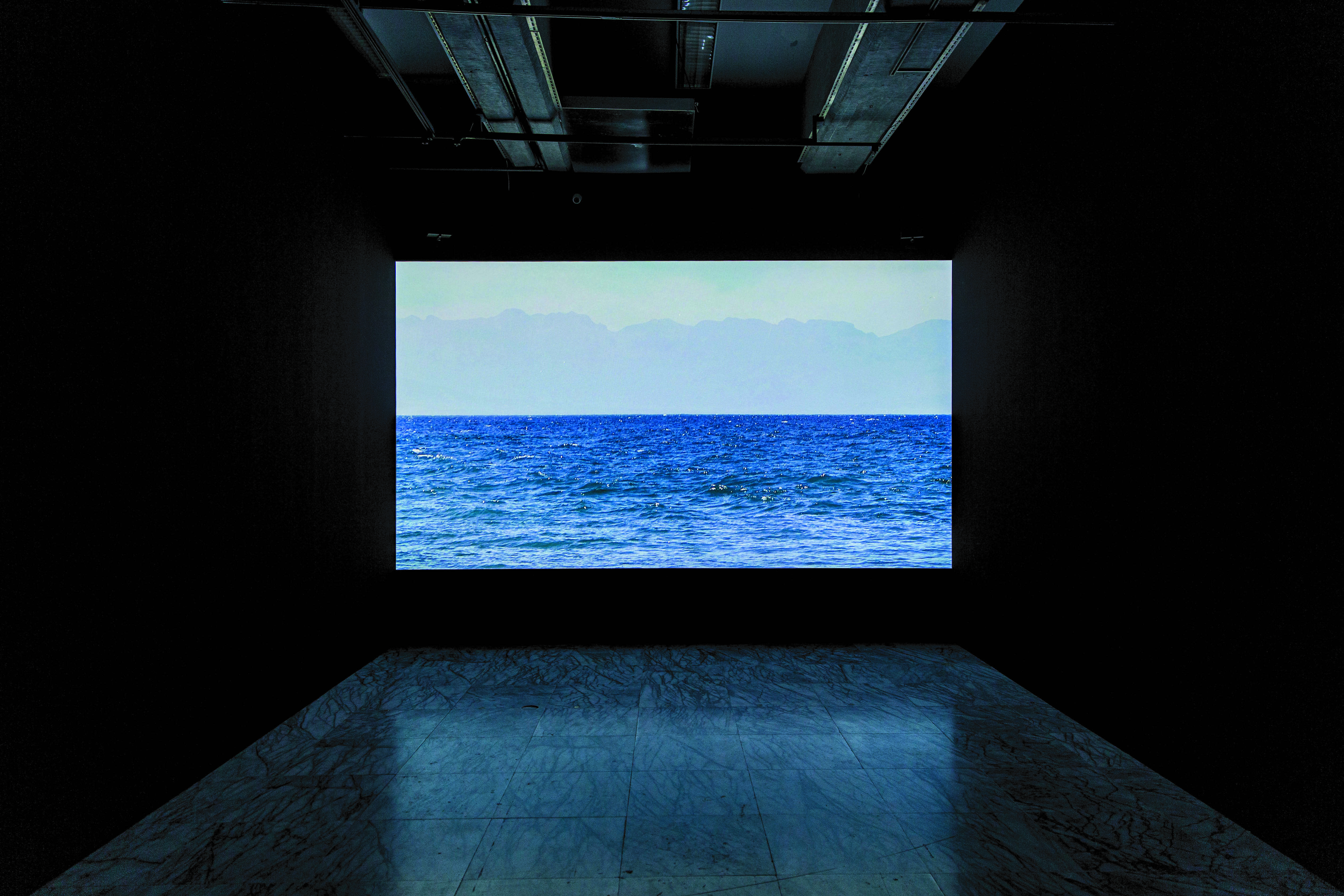 2025台北数位艺术节＿王连晟 Lien-cheng Wang《地平线・海洋 Horizon-sea》（图片来源：台北市政府文化局）