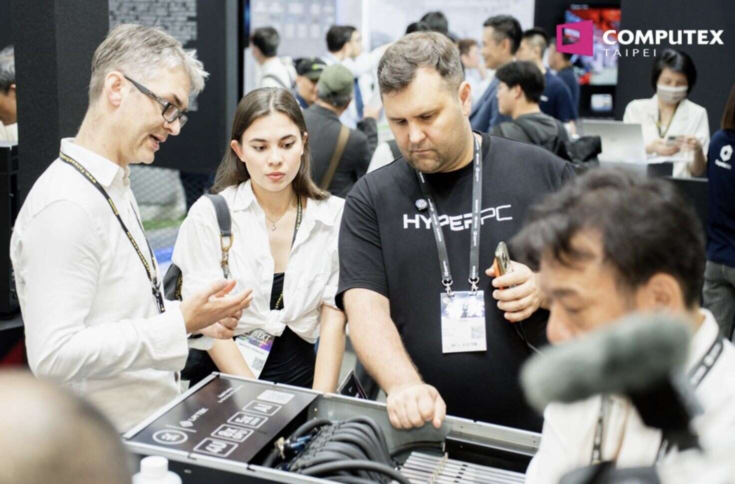 2025 COMPUTEX國際廠商與買主交流熱絡。（圖片來源：臺北市政府觀光傳播局）