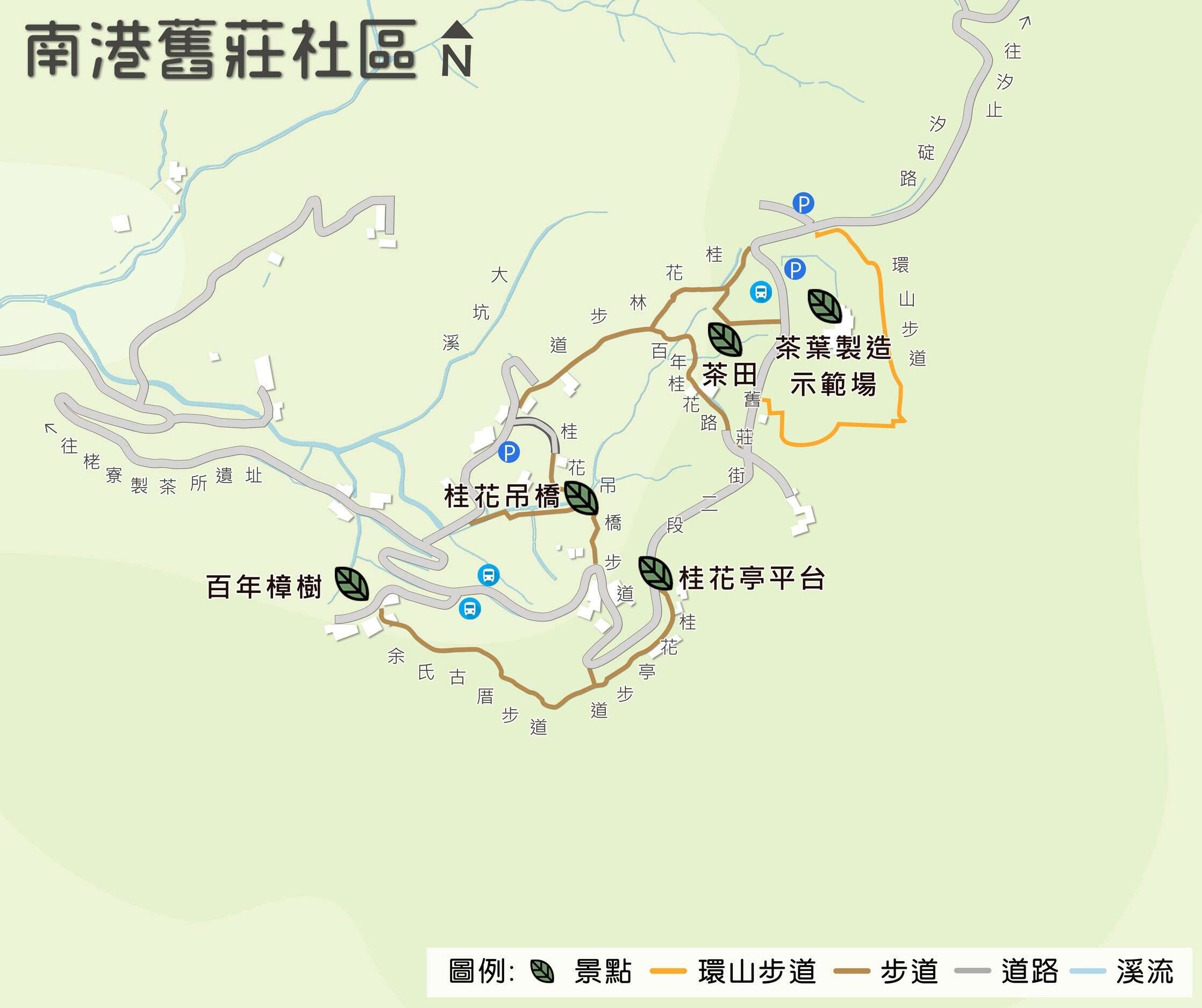 舊莊社區地圖（圖片來源：臺北市政府工務局大地工程處）
