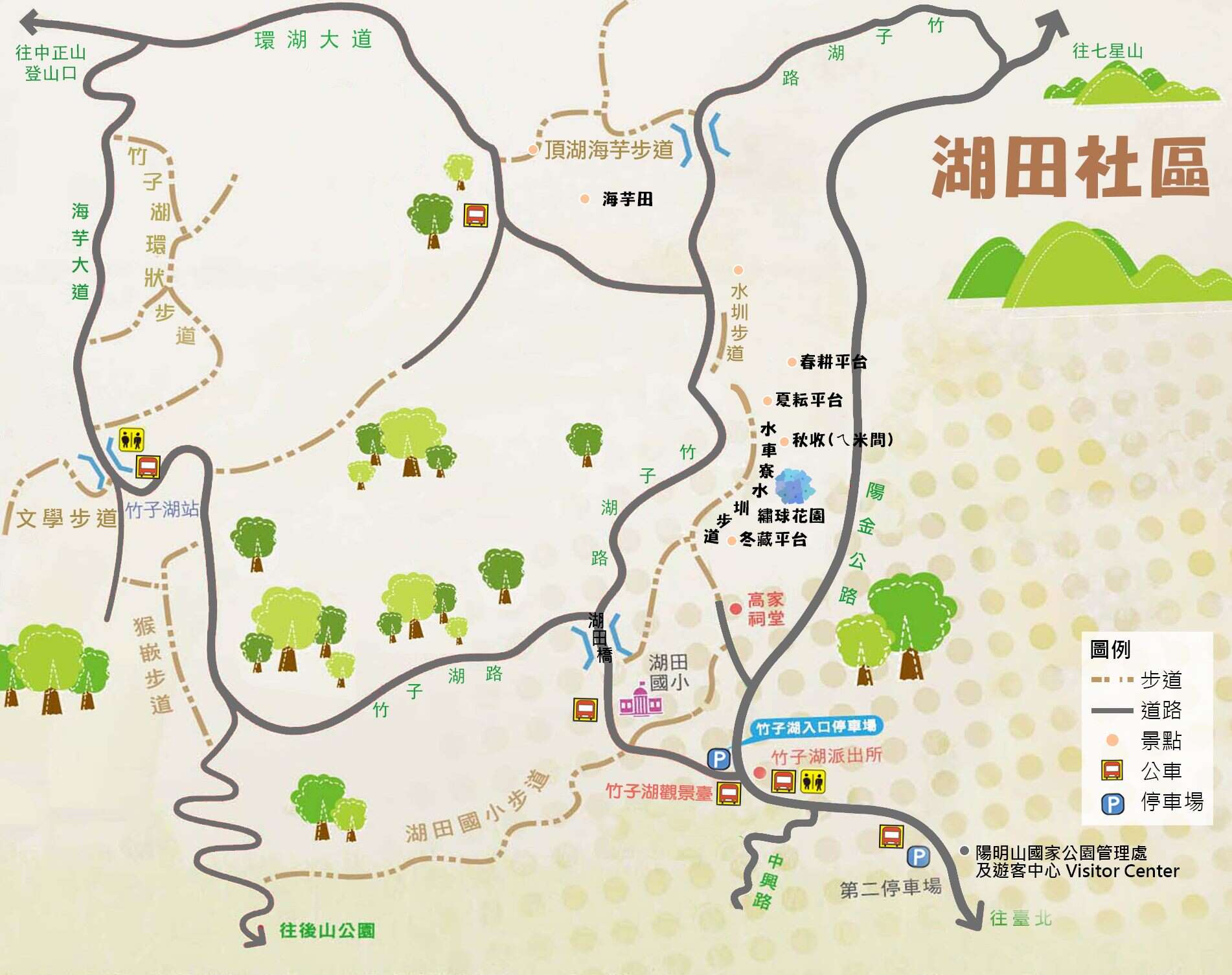 湖田社區地圖（圖片來源：臺北市政府工務局大地工程處）