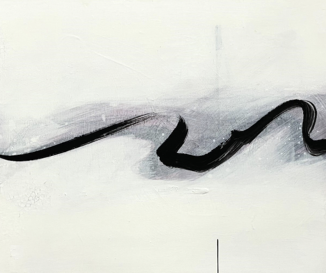 吳丁賢 Wu Ting Hsien｜旋, 60.5x72.5cm,  油畫 Oil on Canvas, 2024