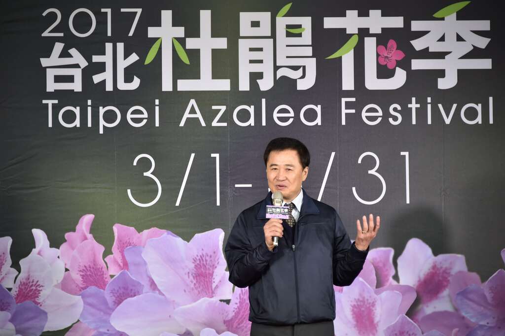 台北市副市长陈景峻於记者会现场致词