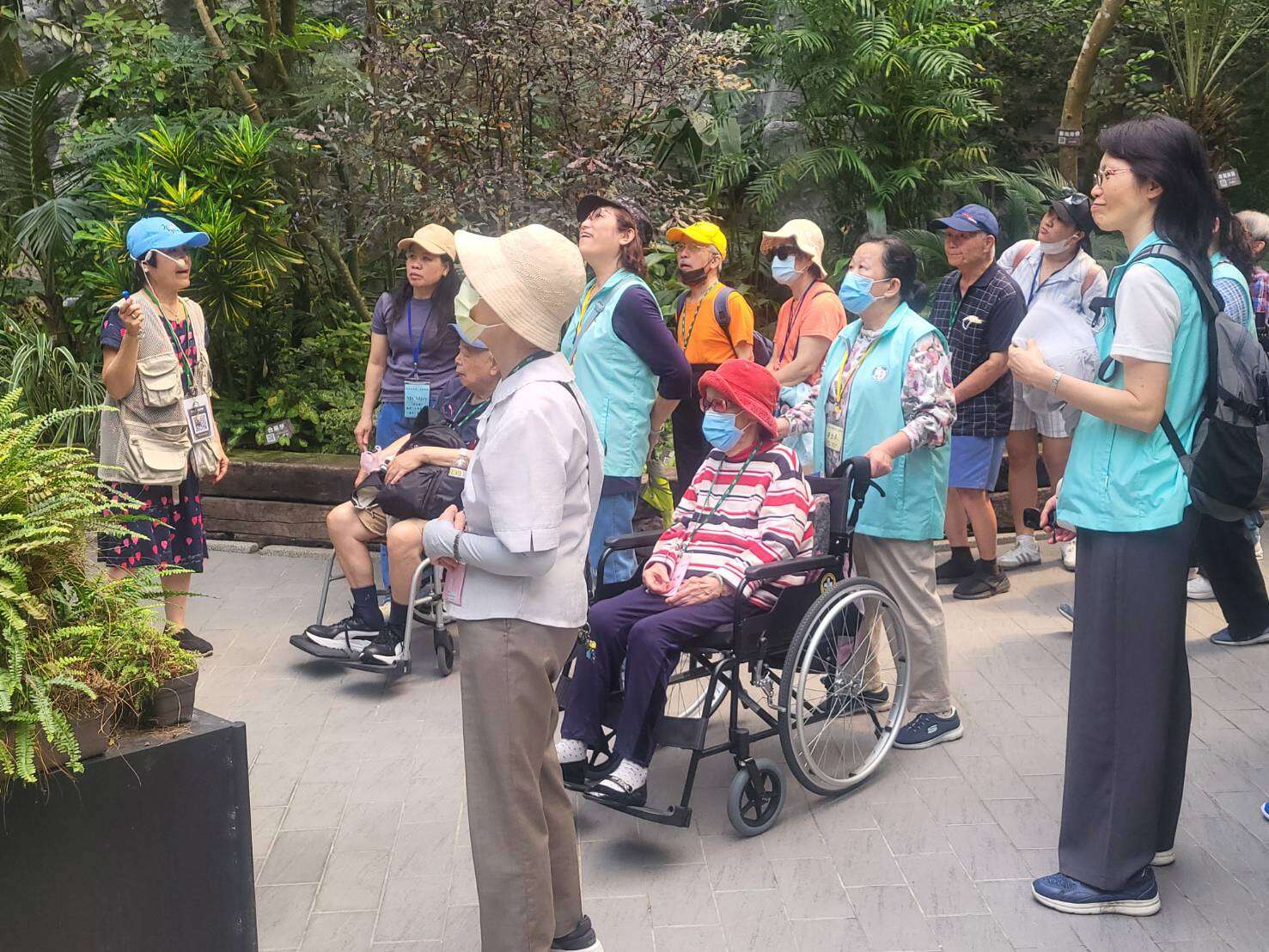 志工老師的導覽，內容既豐富又有趣。（圖片來源：臺北市政府工務局公園路燈工程管理處）
