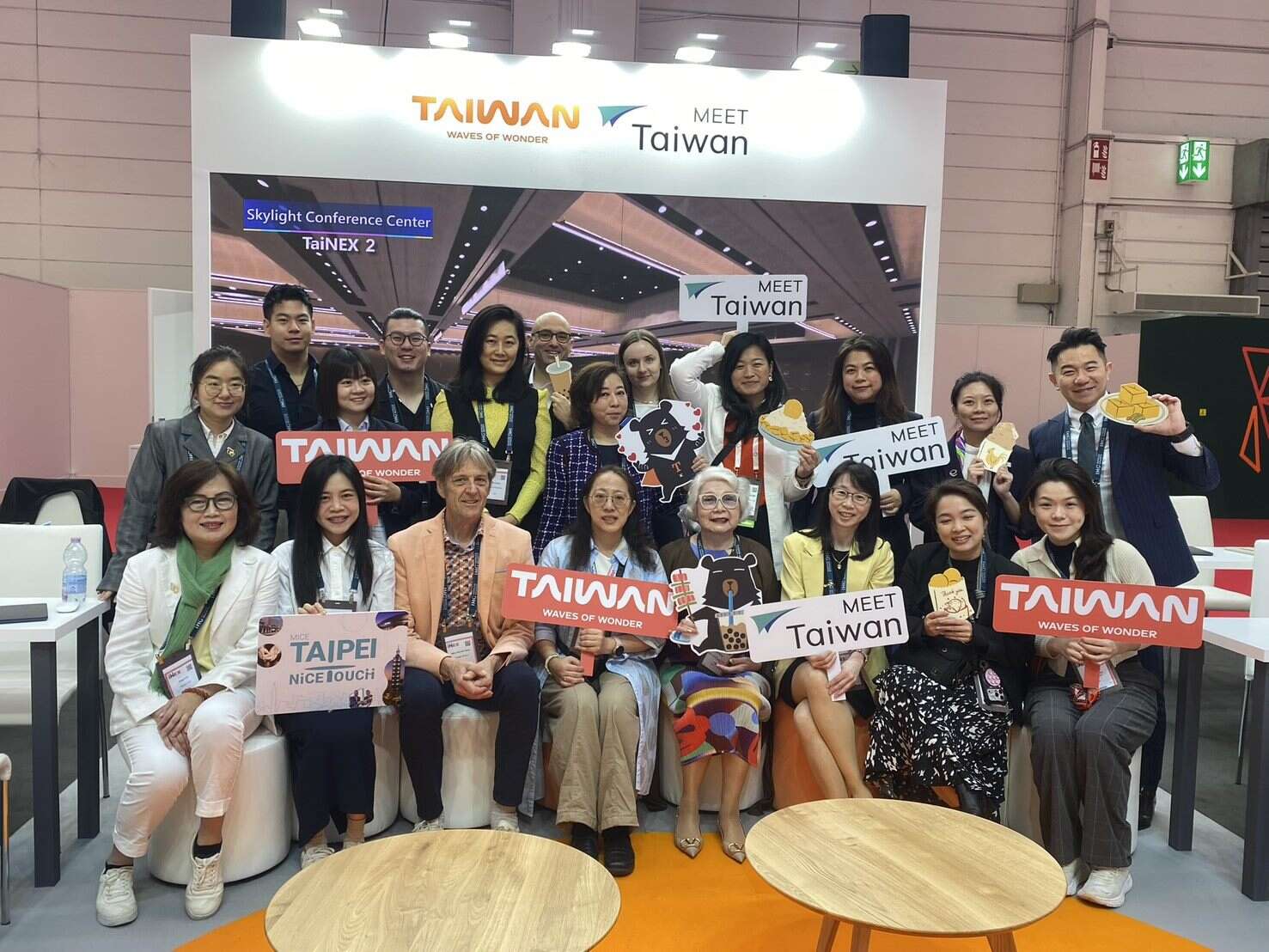 臺北市觀傳局隨MEET TAIWAN組台灣館，推動臺北MICE一站式服務（圖片來源：臺北市政府觀光傳播局）