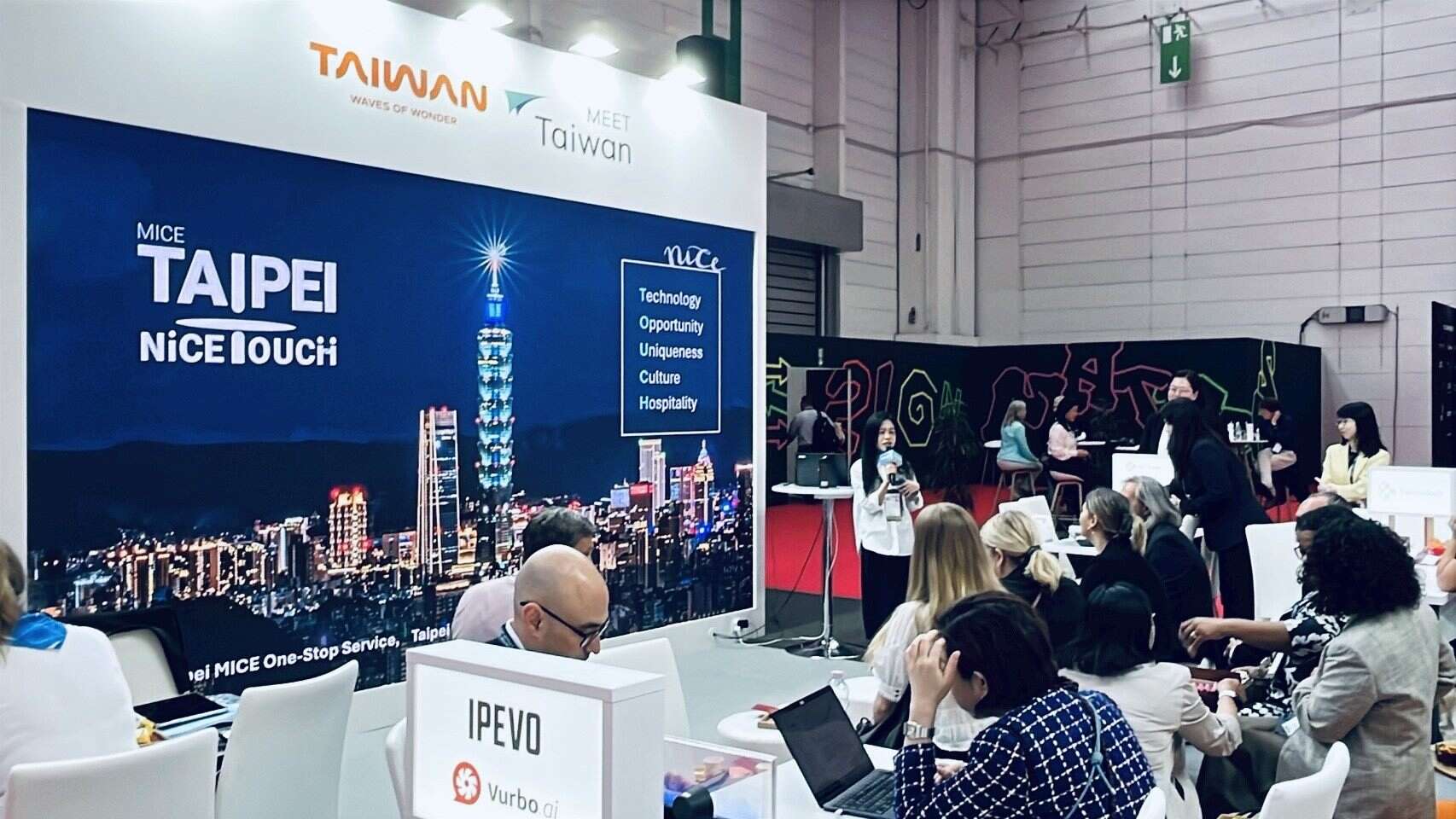 觀傳局赴全球重要會展專業展會「2026國際獎勵旅遊與會議展（IMEX Frankfurt）」，持續向歐洲及全球推廣臺北會展環境（圖片來源：臺北市政府觀光傳播局）