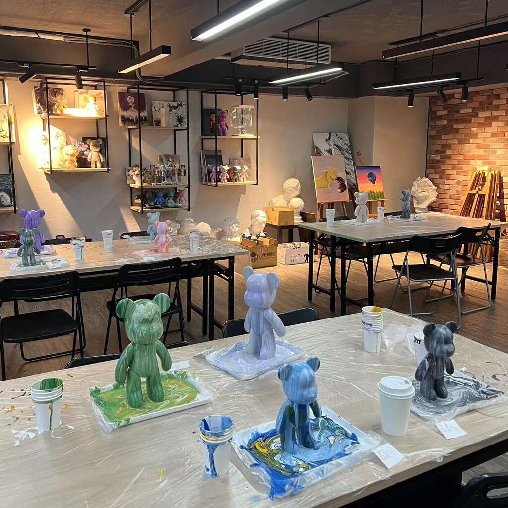友善城市體驗日「中正玩手作」-Musée painting studio（圖片來源：臺北市商業處）