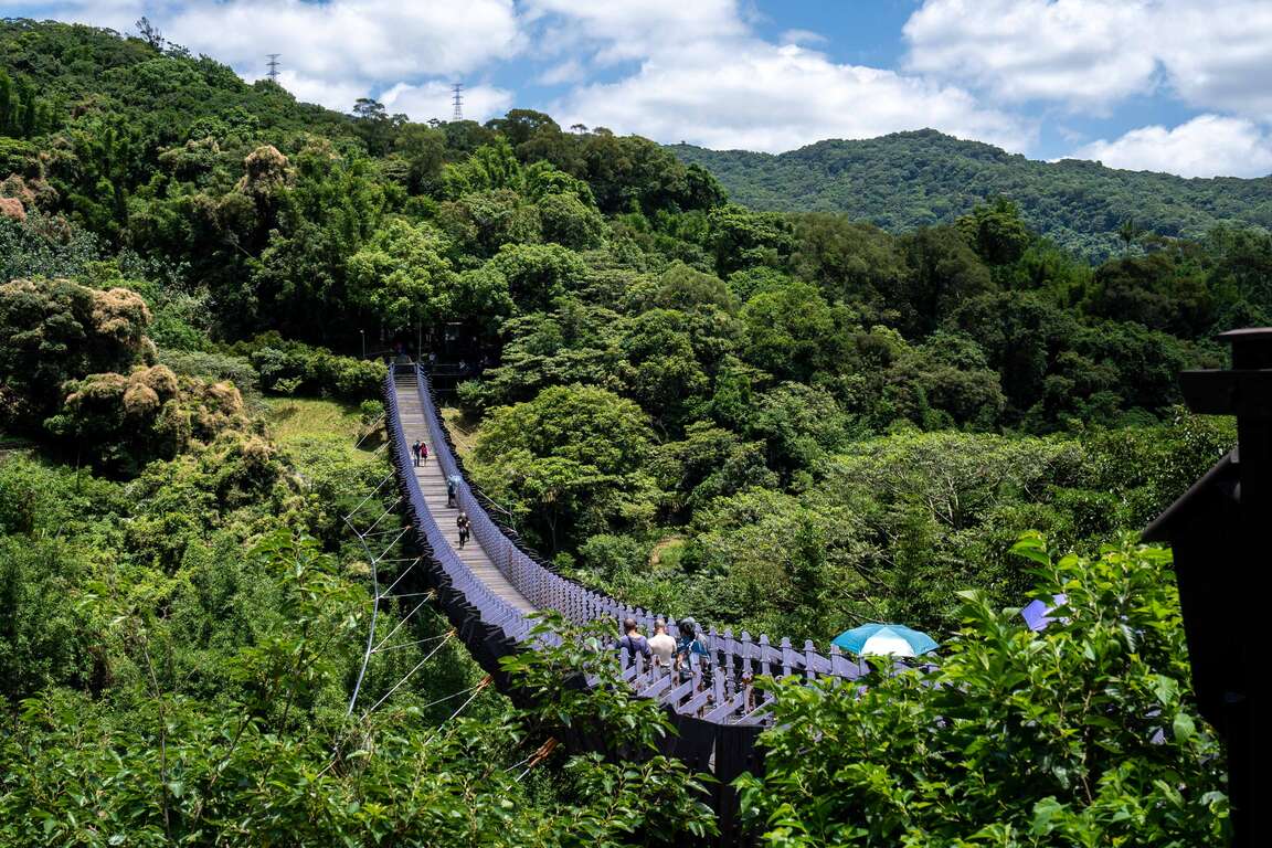 白石湖吊橋（圖片來源：臺北市政府工務局大地工程處）