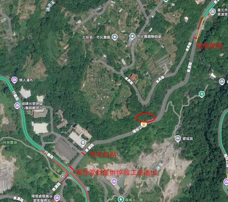 平面示意图（图片来源：台北市政府工务局大地工程处）