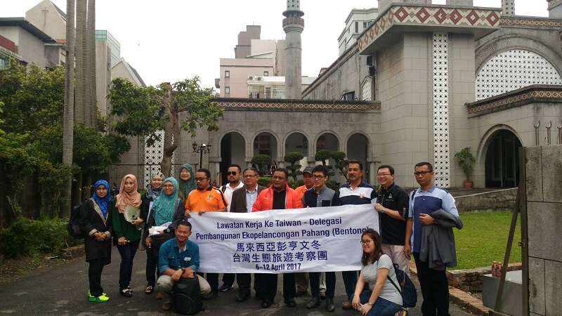 大马代表团於4月7日上午参观台北的清真寺及中国回教协会，积极了解台北穆斯林友善环境