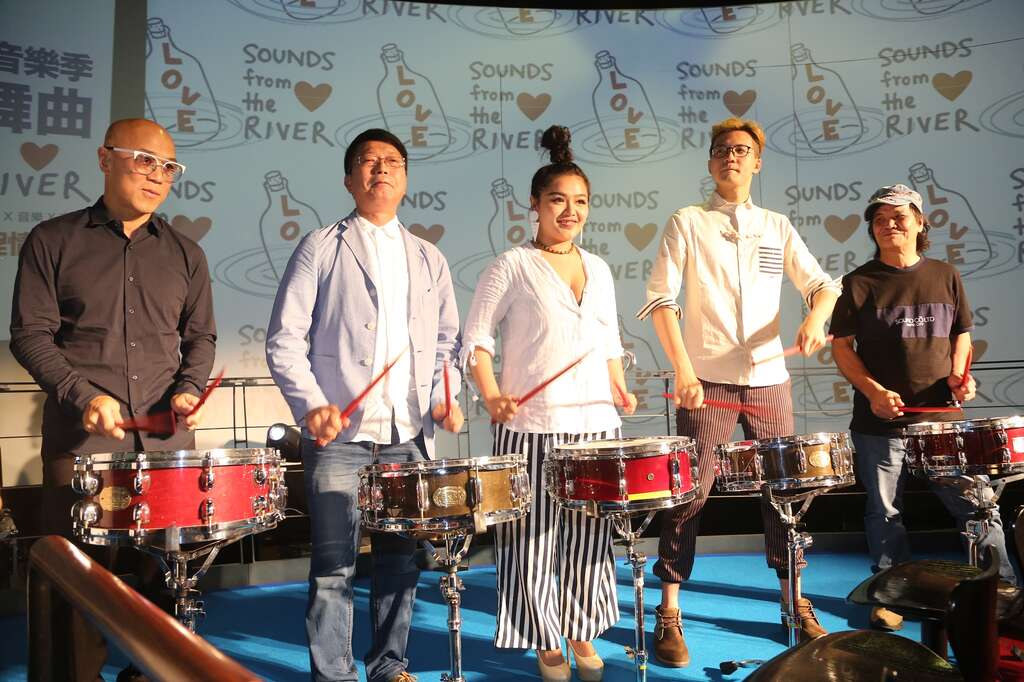 河岸音樂季青春鼓隊熱力開演