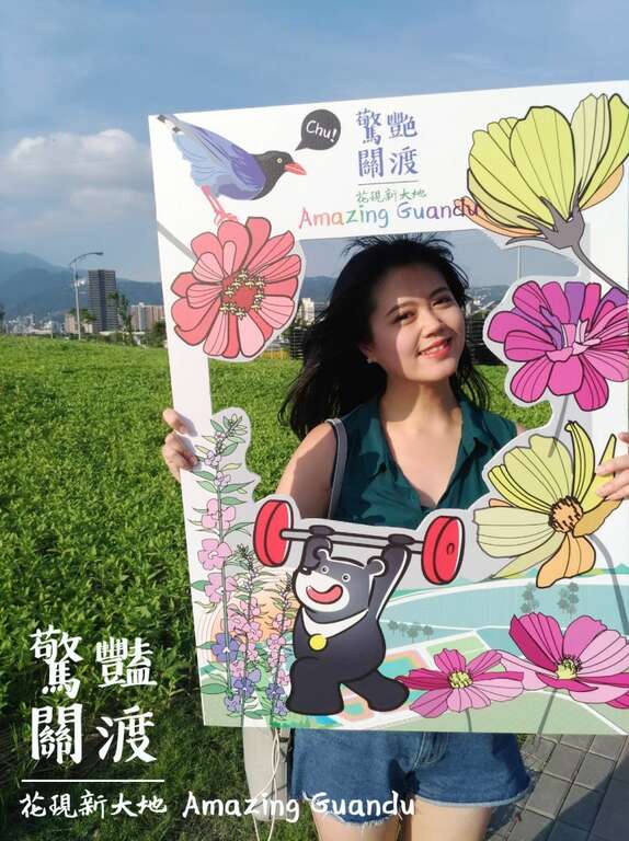 花海熊赞限定花框拍照2