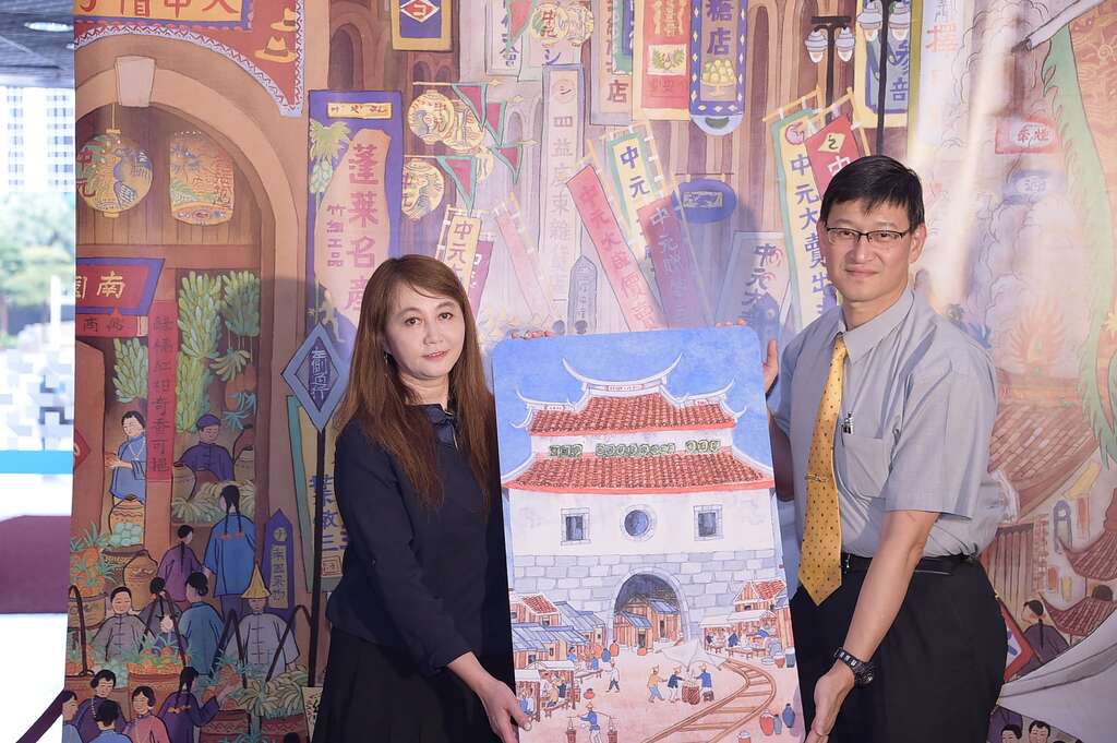 觀傳局與悠遊卡公司合作，預計於10月下旬推出郭雪湖畫作〈昔日西門情景〉悠遊卡