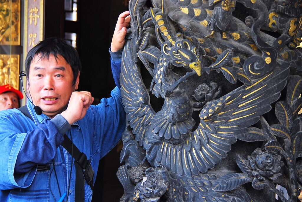 國寶級職人剪粘交趾陶立面裝飾工藝師陳世仁