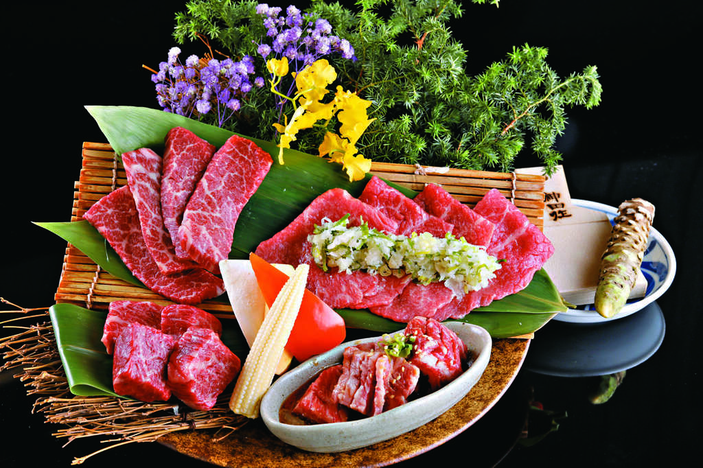 「和牛4種組合」集結和牛身上各種精華部位。（圖／老乾杯提供）